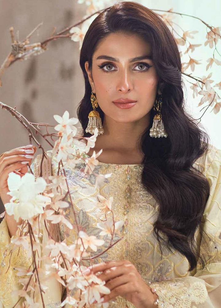 Mahiymaan by Al Zohaib Embroidered Lawn Suits Unstitched 3 Piece MAH23L M03 FLORAL ENCHANT - Summer Collection