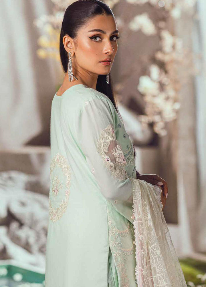 Mahiymaan by Al Zohaib Embroidered Lawn Suits Unstitched 3 Piece MAH23L M05 PETAL WHIMSY - Summer Collection