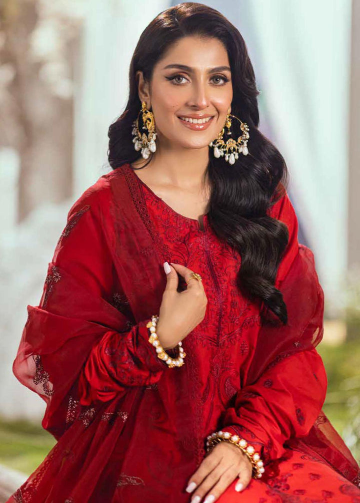 Mahiymaan by Al Zohaib Embroidered Lawn Suits Unstitched 3 Piece MAH23L M06 RADIANT BLOSSOMS - Summer Collection