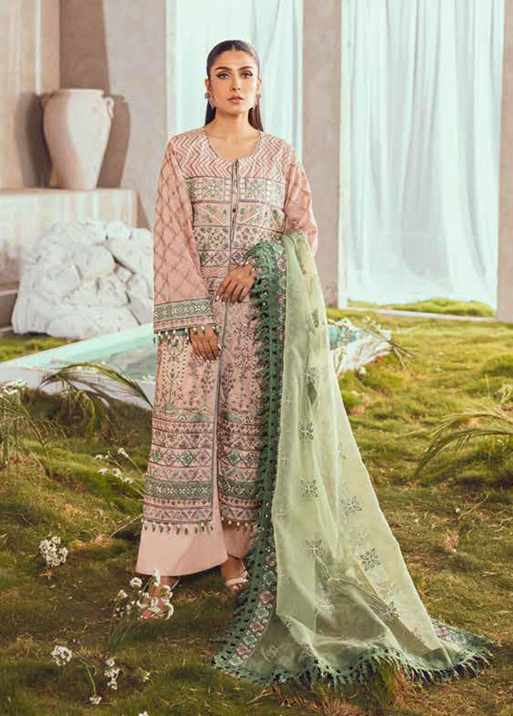 Mahiymaan by Al Zohaib Embroidered Lawn Suits Unstitched 3 Piece MAH23L M09 GARDEN SYMPHONY - Summer Collection