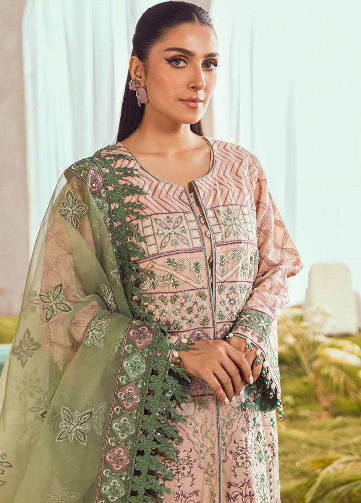 Mahiymaan by Al Zohaib Embroidered Lawn Suits Unstitched 3 Piece MAH23L M09 GARDEN SYMPHONY - Summer Collection