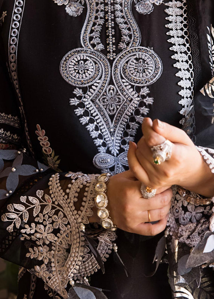 Mahiymaan By Al Zohaib Embroidered Lawn Suits Unstitched 3 Piece MAH23LE D-03 - Luxury Eid Collection