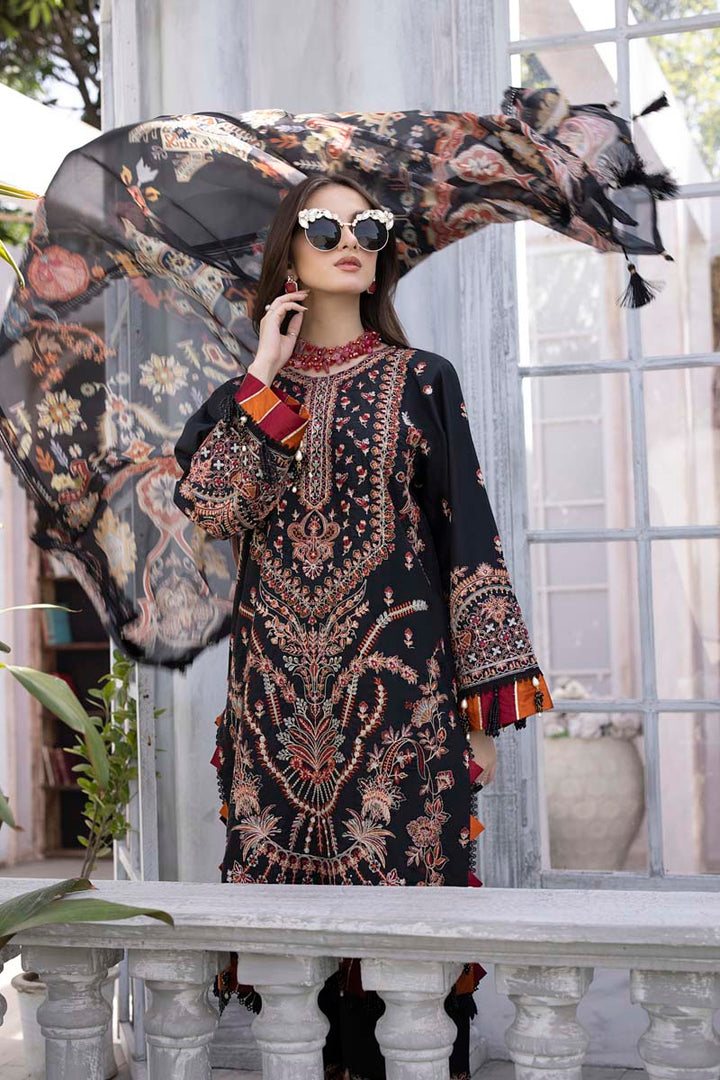 Husn E Adaa by Maham Sultan Unstitched Embroidered Lawn 3 Piece Suit MS26UHA Mahrukh - Lawn Collection