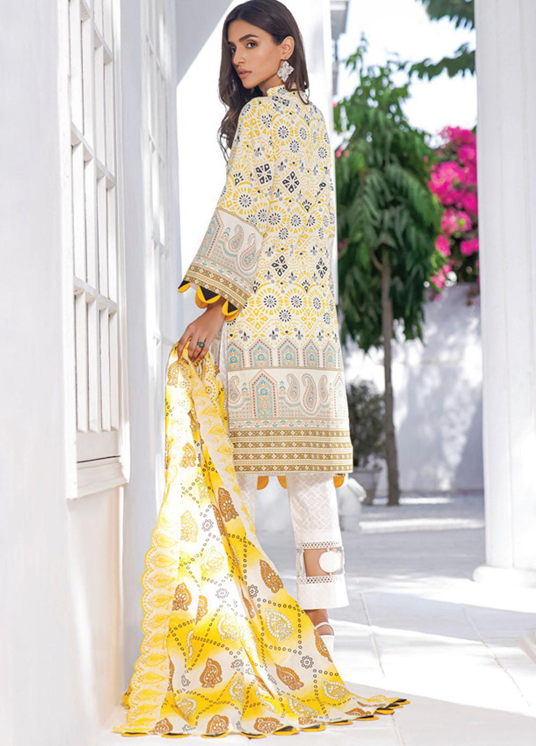 Mahnoor by Al Zohaib Embroidered Chikankari Suits Unstitched 3 Piece AZ21M 03B - Summer Collection