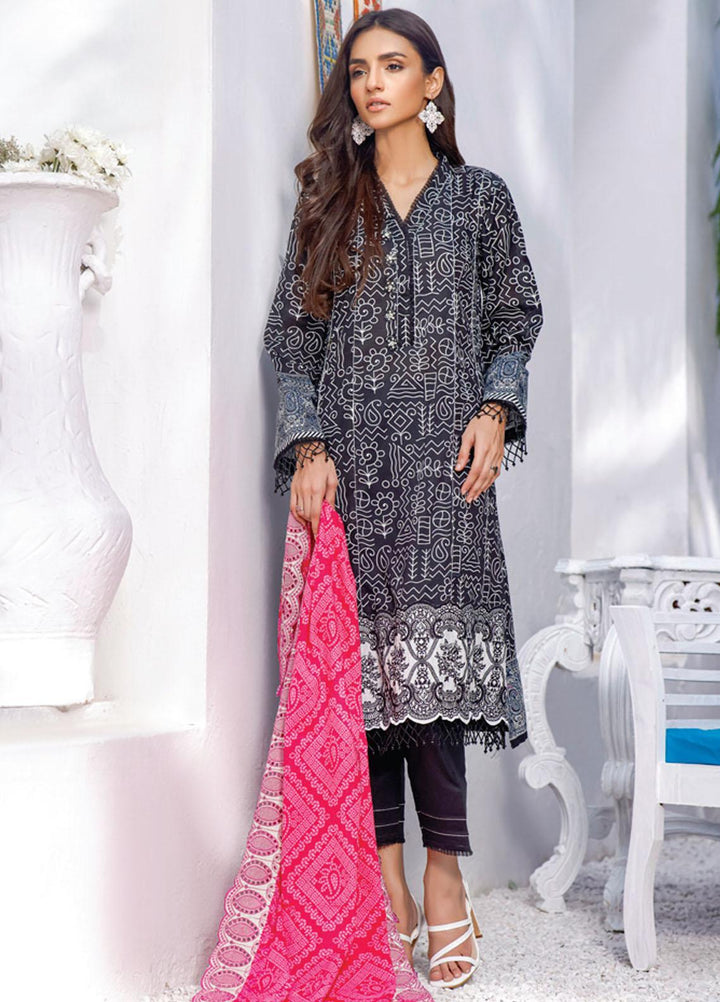 Mahnoor by Al Zohaib Embroidered Chikankari Suits Unstitched 3 Piece AZ21M 04A - Summer Collection