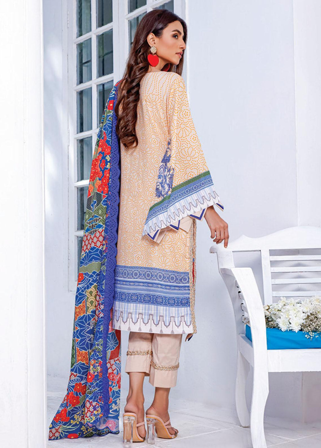 Mahnoor by Al Zohaib Embroidered Chikankari Suits Unstitched 3 Piece AZ21M 04B - Summer Collection