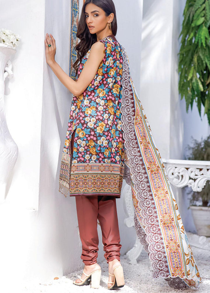 Mahnoor by Al Zohaib Embroidered Chikankari Suits Unstitched 3 Piece AZ21M 06B - Summer Collection