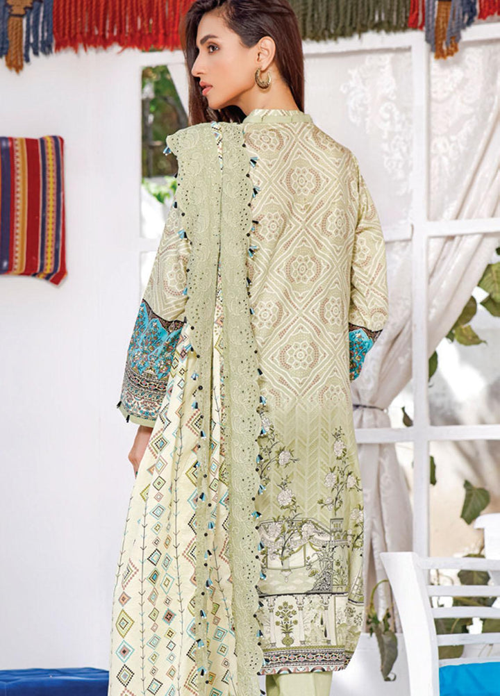 Mahnoor by Al Zohaib Embroidered Chikankari Suits Unstitched 3 Piece AZ21M 08A - Summer Collection