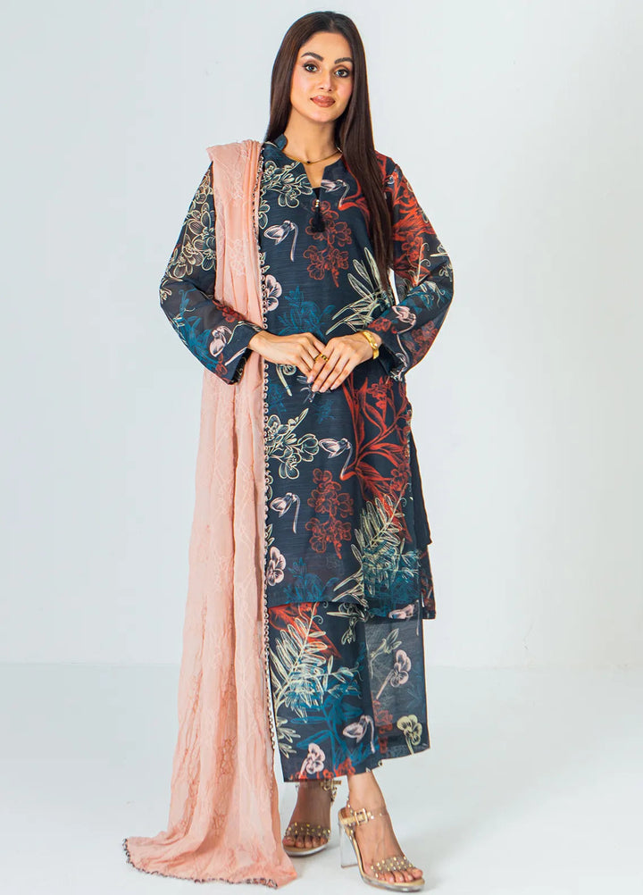 Mahnoor Ejaaz Pret Printed Swiss Lawn 3 Piece Suit ME-SPC 002