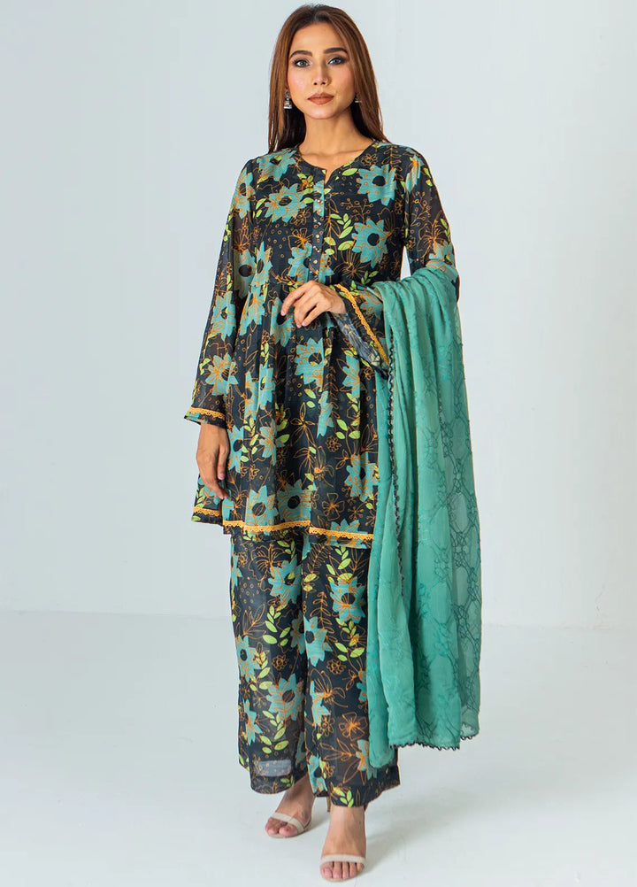 Mahnoor Ejaaz Pret Printed Swiss Lawn 3 Piece Suit ME-SPC 009