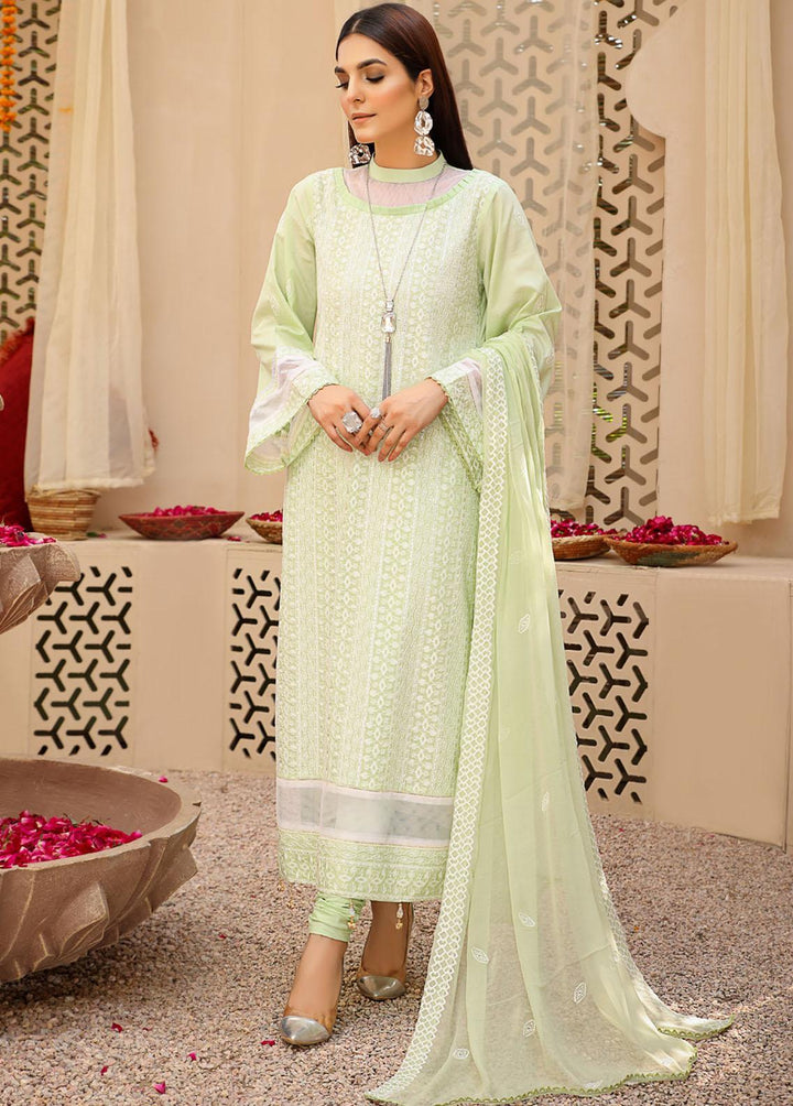 Breeze By Mahnur Embroidered Lawn Suits Unstitched 3 Piece MN22B ML-01 - Luxury Collection