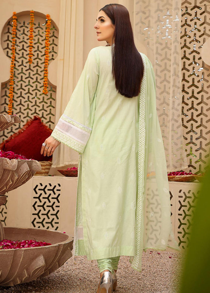 Breeze By Mahnur Embroidered Lawn Suits Unstitched 3 Piece MN22B ML-01 - Luxury Collection