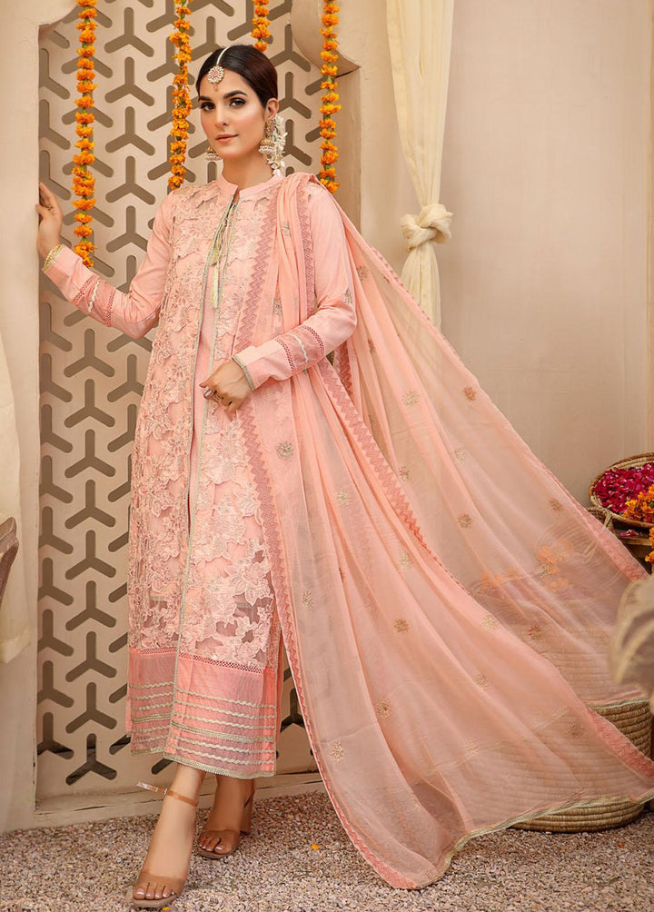 Breeze By Mahnur Embroidered Lawn Suits Unstitched 3 Piece MN22B ML-06 - Luxury Collection