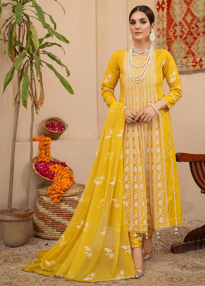 Breeze By Mahnur Embroidered Lawn Suits Unstitched 3 Piece MN22B ML-08 - Luxury Collection