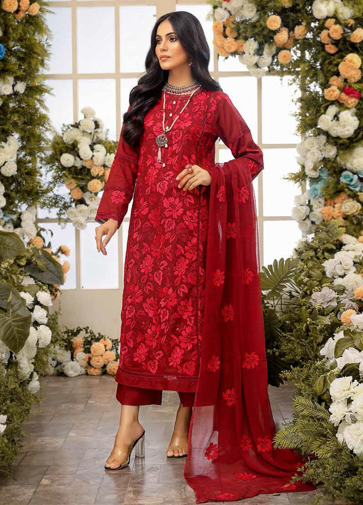 Breeze By Mahnur Embroidered Lawn Suits Unstitched 3 Piece MN22LB ML-01 - Luxury Collection