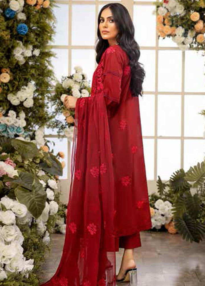 Breeze By Mahnur Embroidered Lawn Suits Unstitched 3 Piece MN22LB ML-01 - Luxury Collection