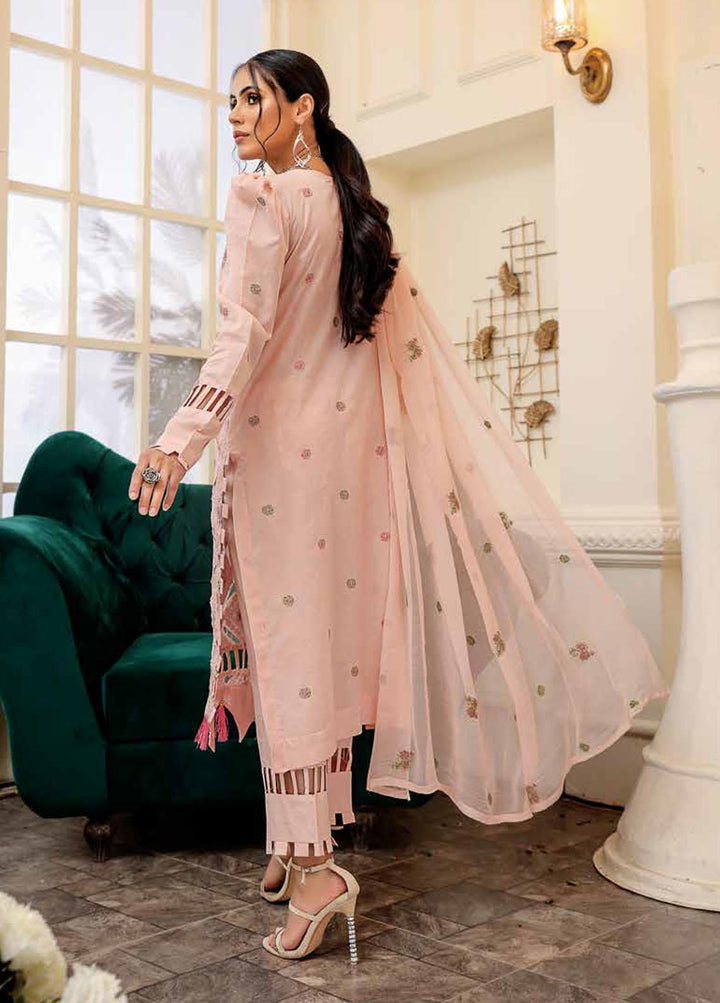 Breeze By Mahnur Embroidered Lawn Suits Unstitched 3 Piece MN22LB ML-07 - Luxury Collection