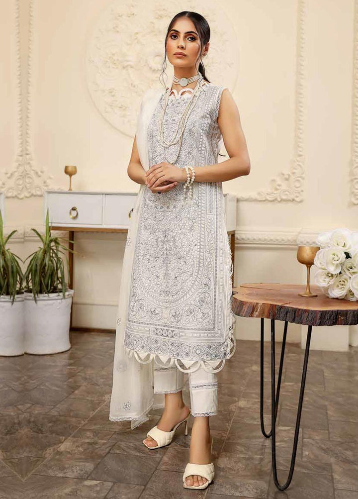 Breeze By Mahnur Embroidered Lawn Suits Unstitched 3 Piece MN22LB ML-10 - Luxury Collection