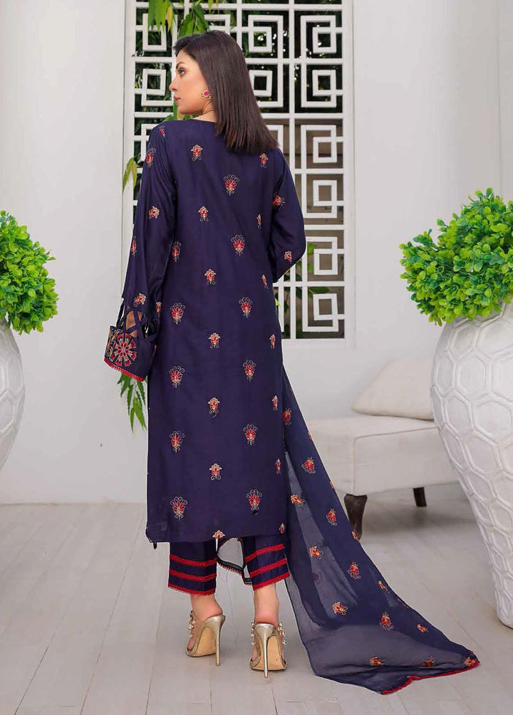 Mahnur Embroidered Linen Suits Unstitched 3 Piece MN22LN ML-05 - Winter Collection