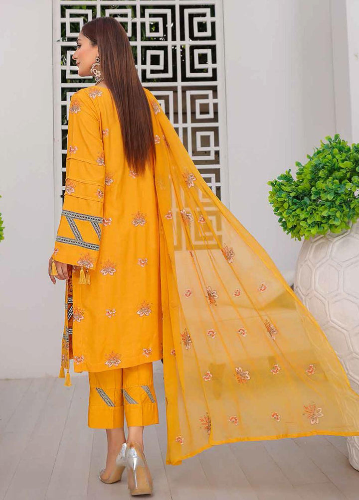 Mahnur Embroidered Linen Suits Unstitched 3 Piece MN22LN ML-06 - Winter Collection