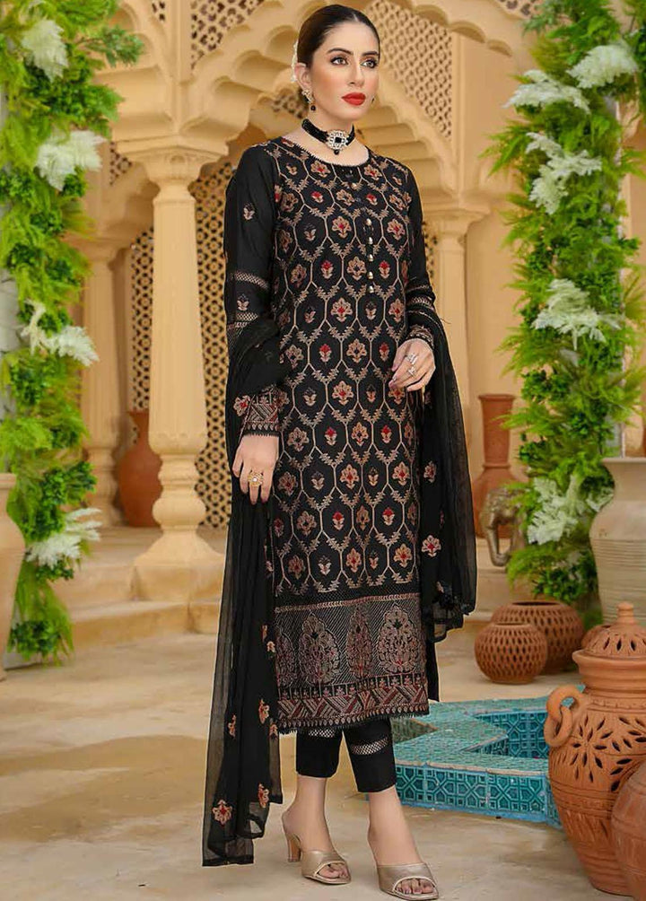 Mahnur Embroidered Karandi Suits Unstitched 3 Piece MN22W ML 07 - Winter Collection