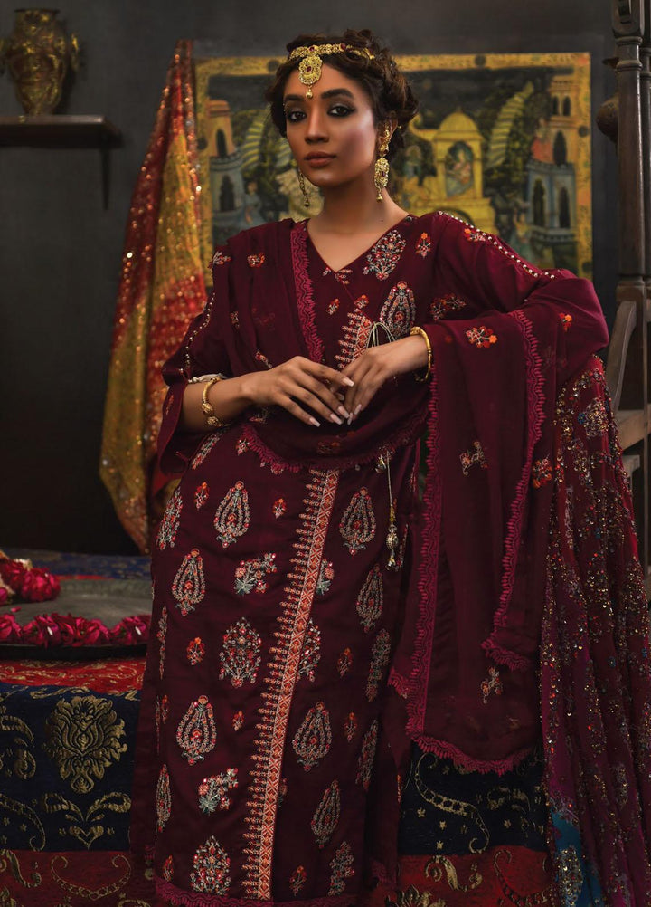 Mahnur Embroidered Lawn Suits Unstitched 3 Piece MN23L D-01 - Luxury Summer Collection