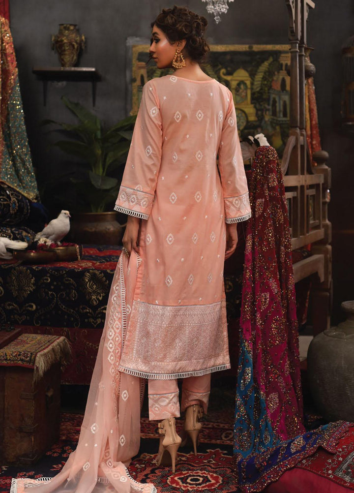 Mahnur Embroidered Lawn Suits Unstitched 3 Piece MN23L D-03 - Luxury Summer Collection
