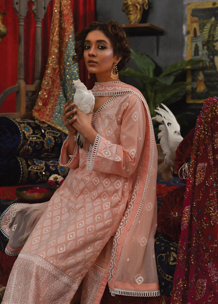 Mahnur Embroidered Lawn Suits Unstitched 3 Piece MN23L D-03 - Luxury Summer Collection