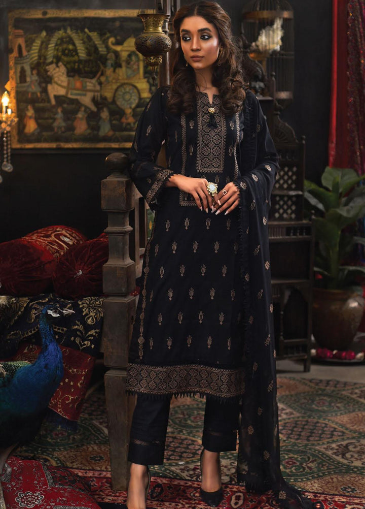 Mahnur Embroidered Lawn Suits Unstitched 3 Piece MN23L D-09 - Luxury Summer Collection