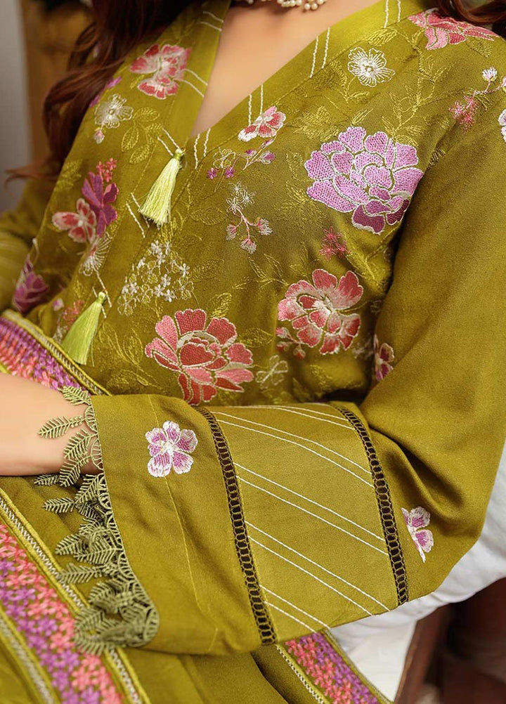 Mahpara By Mahnur Embroidered Karandi Suits Unstitched 3 Piece MN22M D-02 - Winter Collection