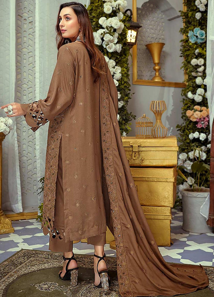Mahpara By Mahnur Embroidered Karandi Suits Unstitched 3 Piece MN22M D-03 - Winter Collection