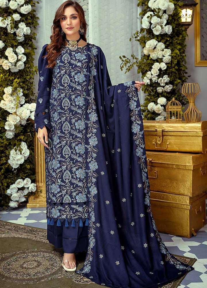 Mahpara By Mahnur Embroidered Karandi Suits Unstitched 3 Piece MN22M D-04 - Winter Collection