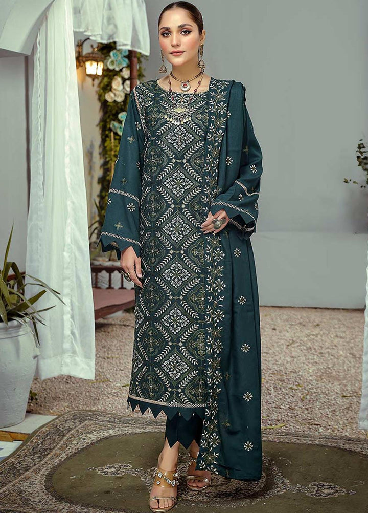 Mahpara By Mahnur Embroidered Karandi Suits Unstitched 3 Piece MN22M D-08 - Winter Collection