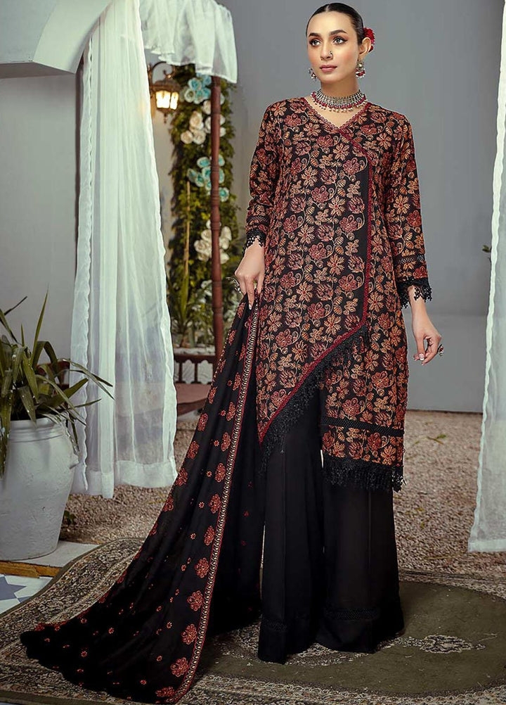 Mahpara By Mahnur Embroidered Karandi Suits Unstitched 3 Piece MN22M D-09 - Winter Collection