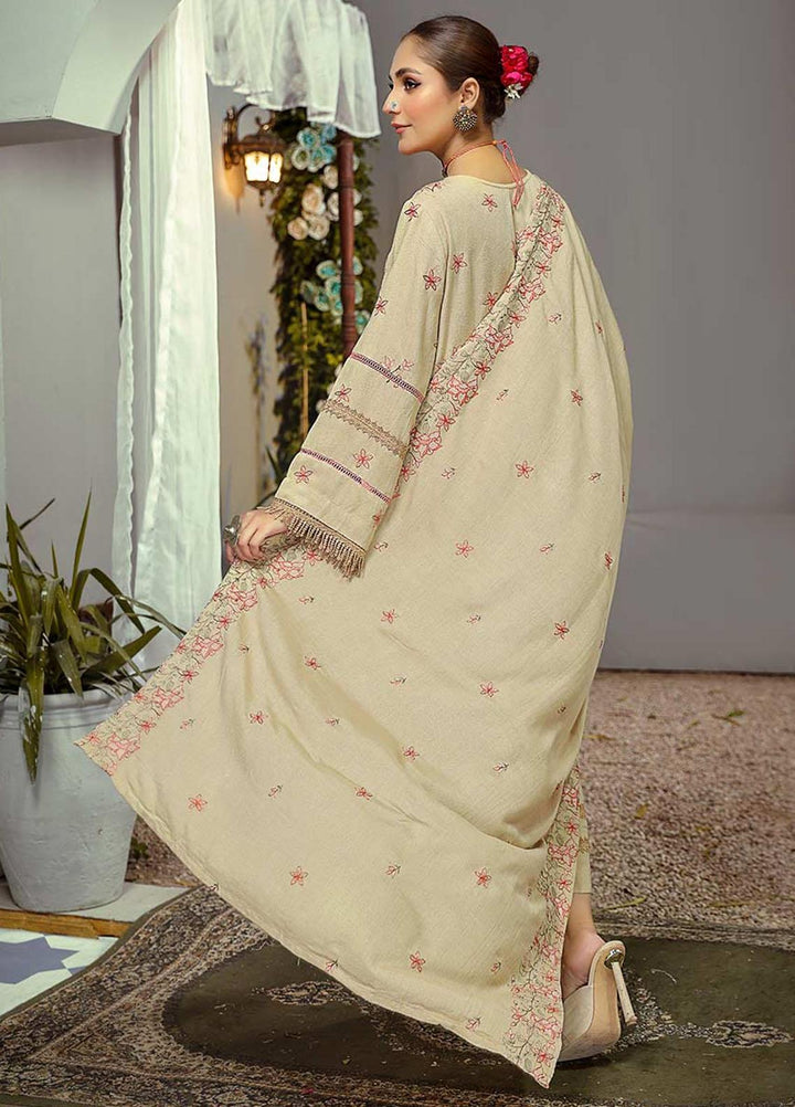 Mahpara By Mahnur Embroidered Karandi Suits Unstitched 3 Piece MN22M D-10 - Winter Collection