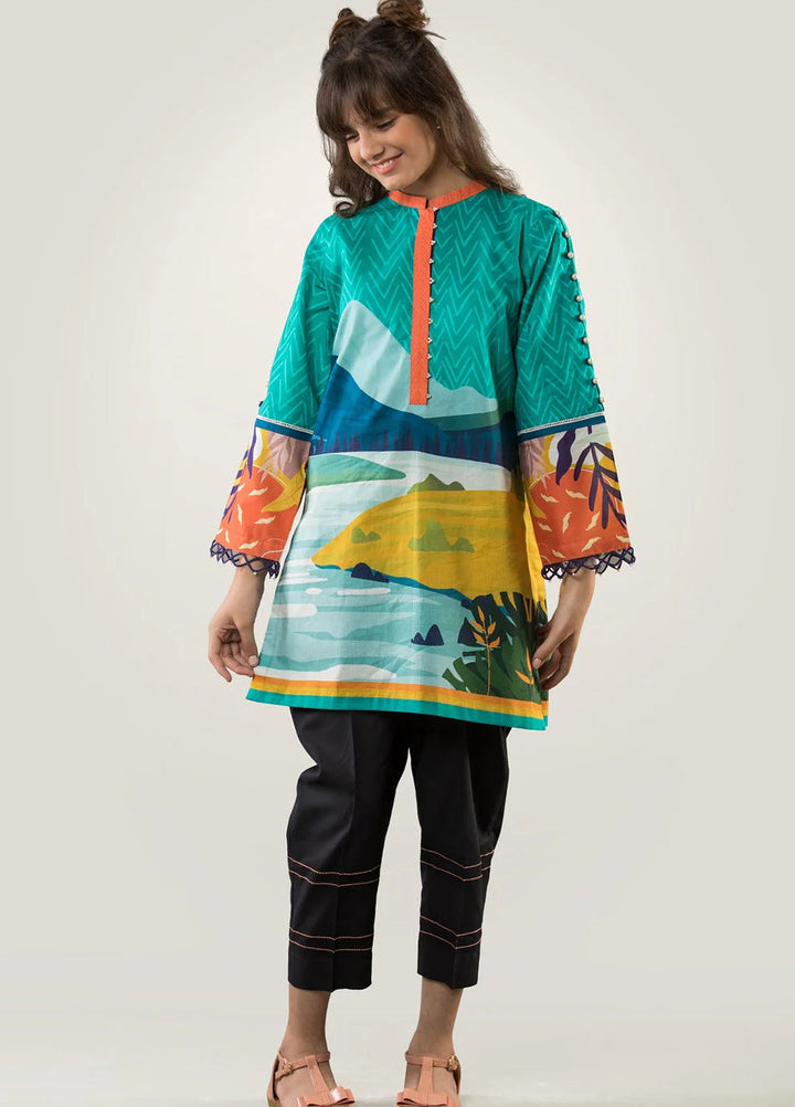 Mahroo Pret Printed Lawn 2 Piece  PRKT-041