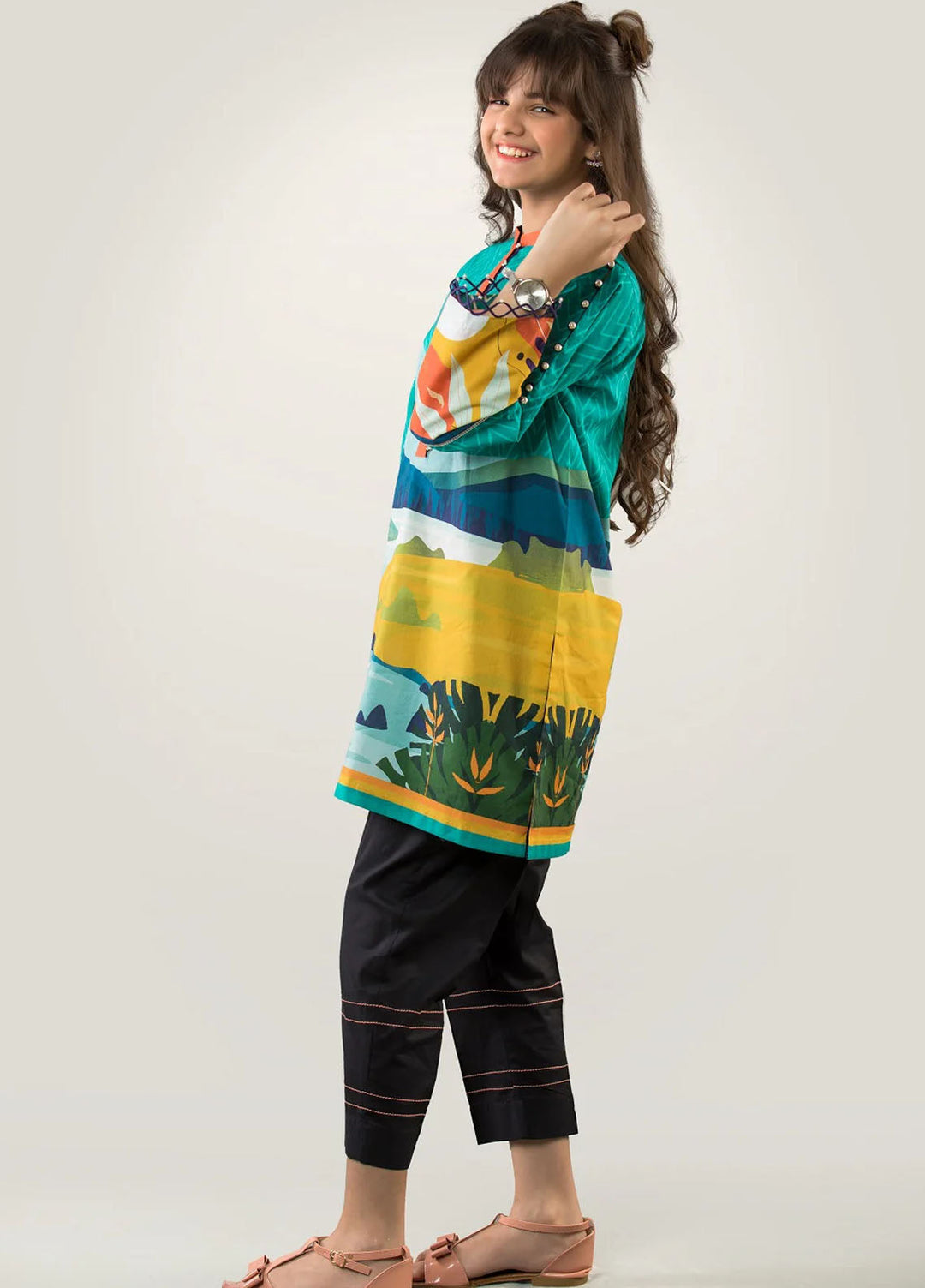 Mahroo Pret Printed Lawn 2 Piece  PRKT-041