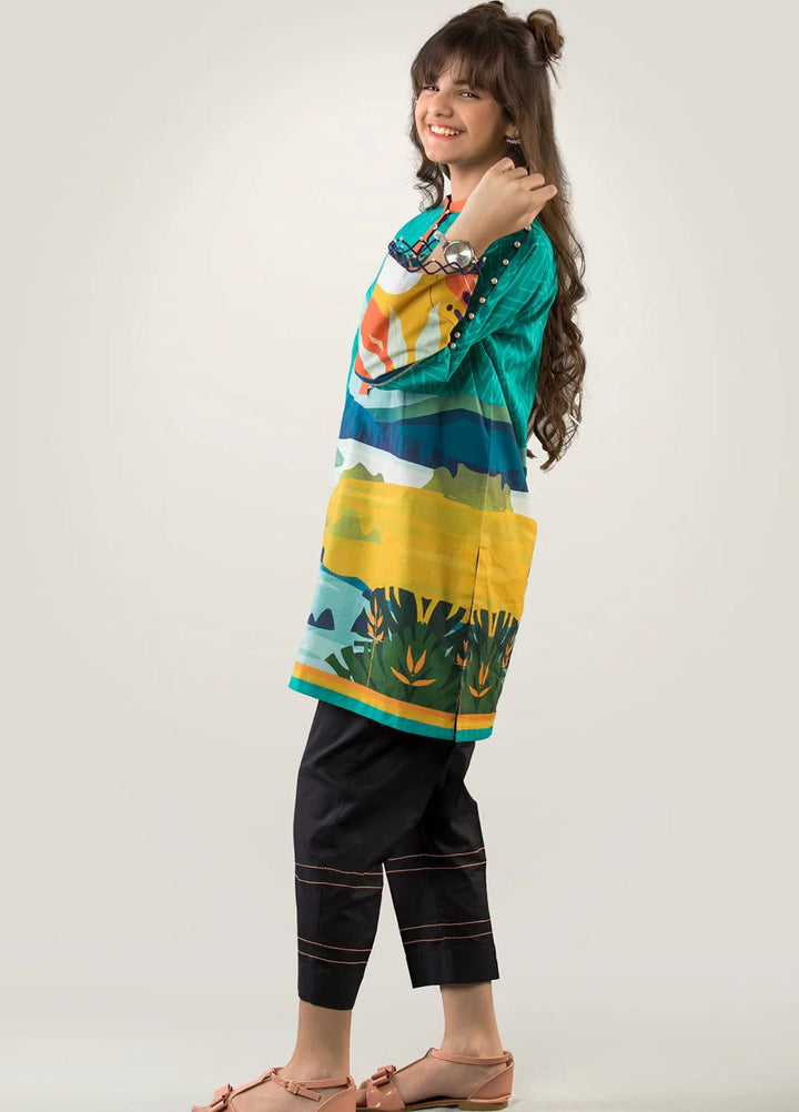 Mahroo Pret Printed Lawn 2 Piece  PRKT-041