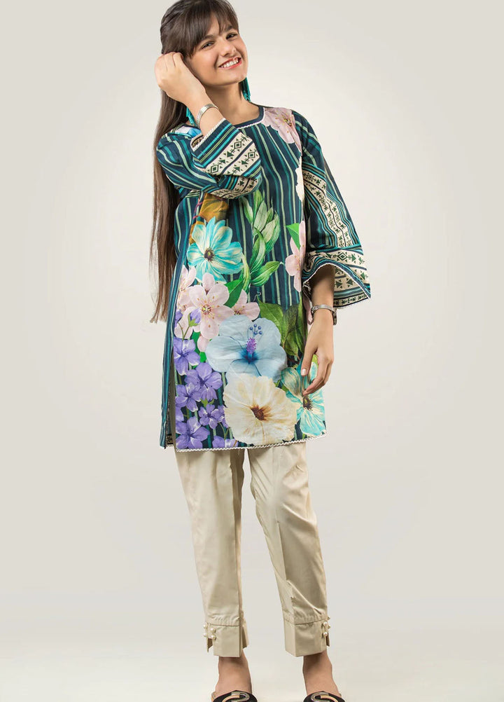 Mahroo Pret Printed Lawn 2 Piece  PRST-055