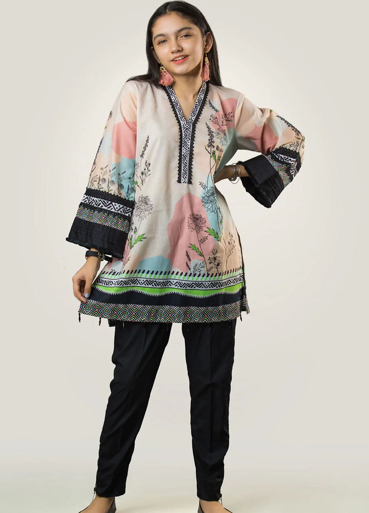 Mahroo Pret Printed Lawn 2 Piece  PRST-056