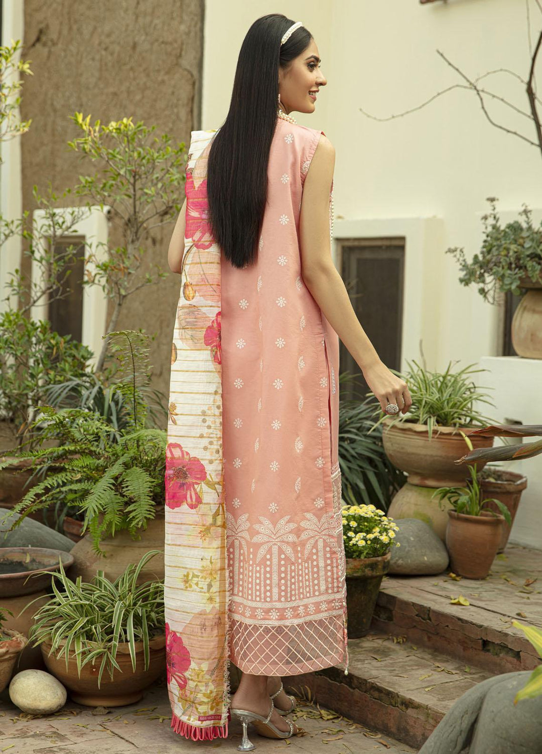 Mahroosh by Parishay Embroidered Lawn Suits Unstitched 3 Piece PRS22MH Mahjabeen B - Summer Collection