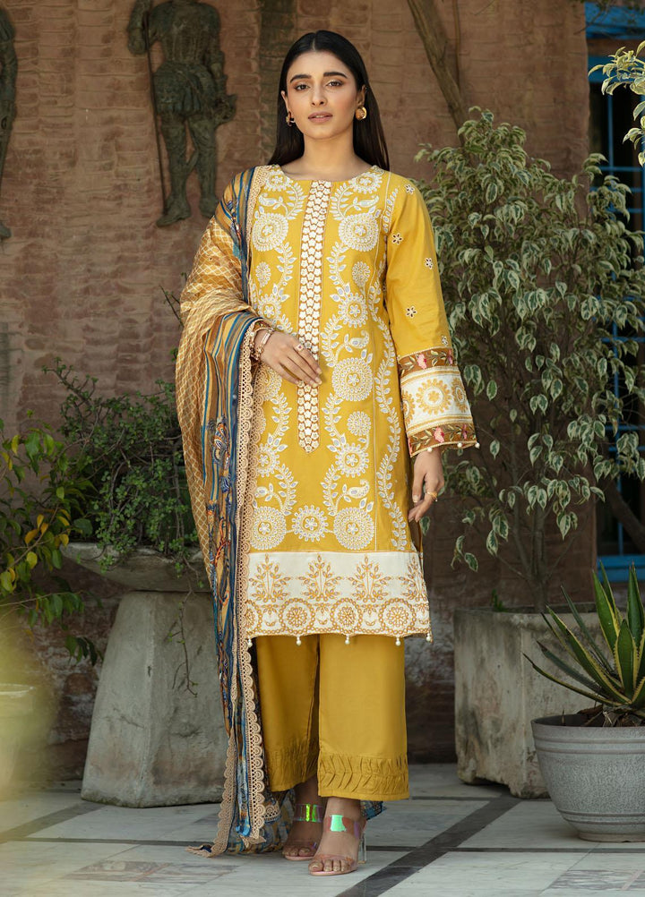 Mahroosh by Parishay Embroidered Lawn Suits Unstitched 3 Piece PRS22MH Meerub A - Summer Collection