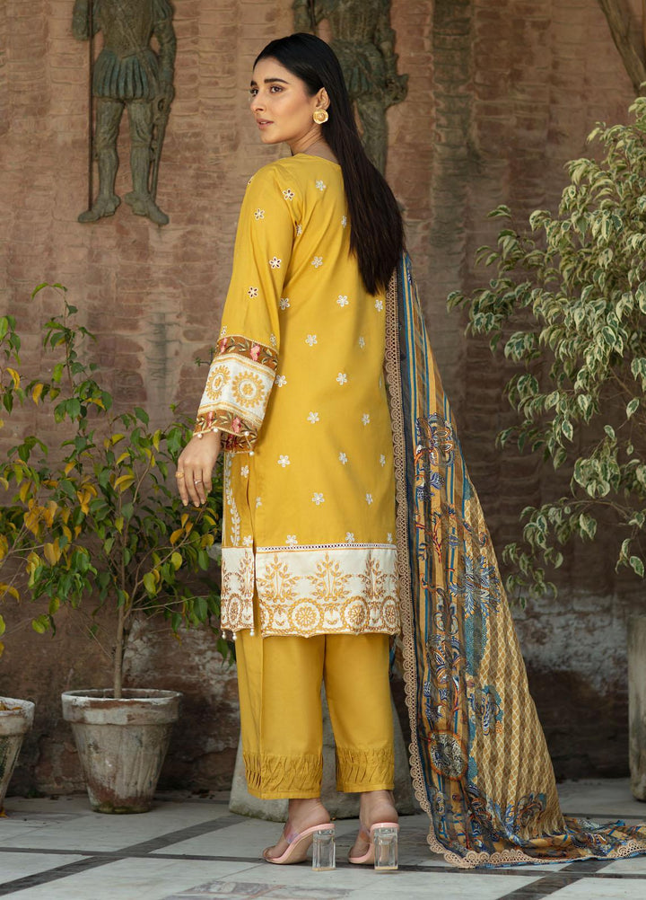 Mahroosh by Parishay Embroidered Lawn Suits Unstitched 3 Piece PRS22MH Meerub A - Summer Collection