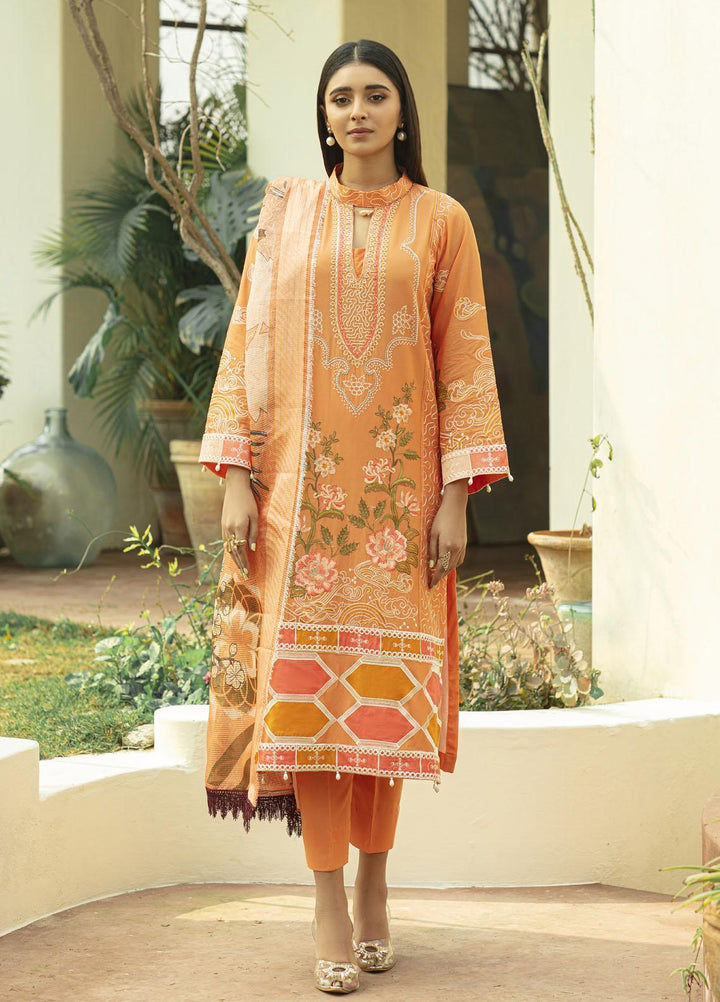 Mahroosh by Parishay Embroidered Lawn Suits Unstitched 3 Piece PRS22MH Sabahat A - Summer Collection