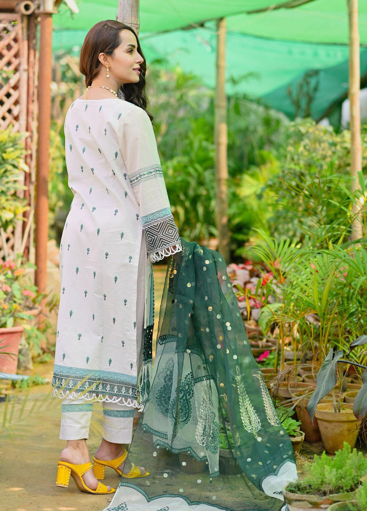 Mahroosh by Parishay Embroidered Lawn Suits Unstitched 3 Piece PRS22MH Tazeen A - Summer Collection