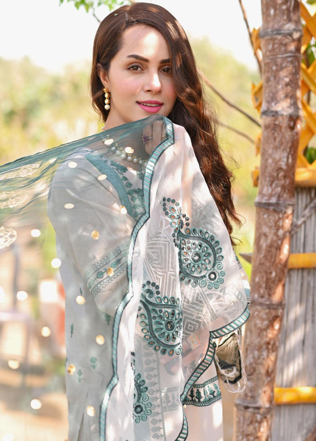 Mahroosh by Parishay Embroidered Lawn Suits Unstitched 3 Piece PRS22MH Tazeen A - Summer Collection