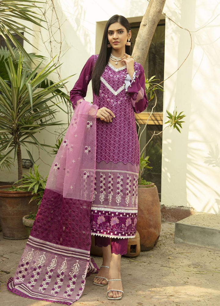 Mahroosh by Parishay Embroidered Lawn Suits Unstitched 3 Piece PRS22MH Zahra B - Summer Collection