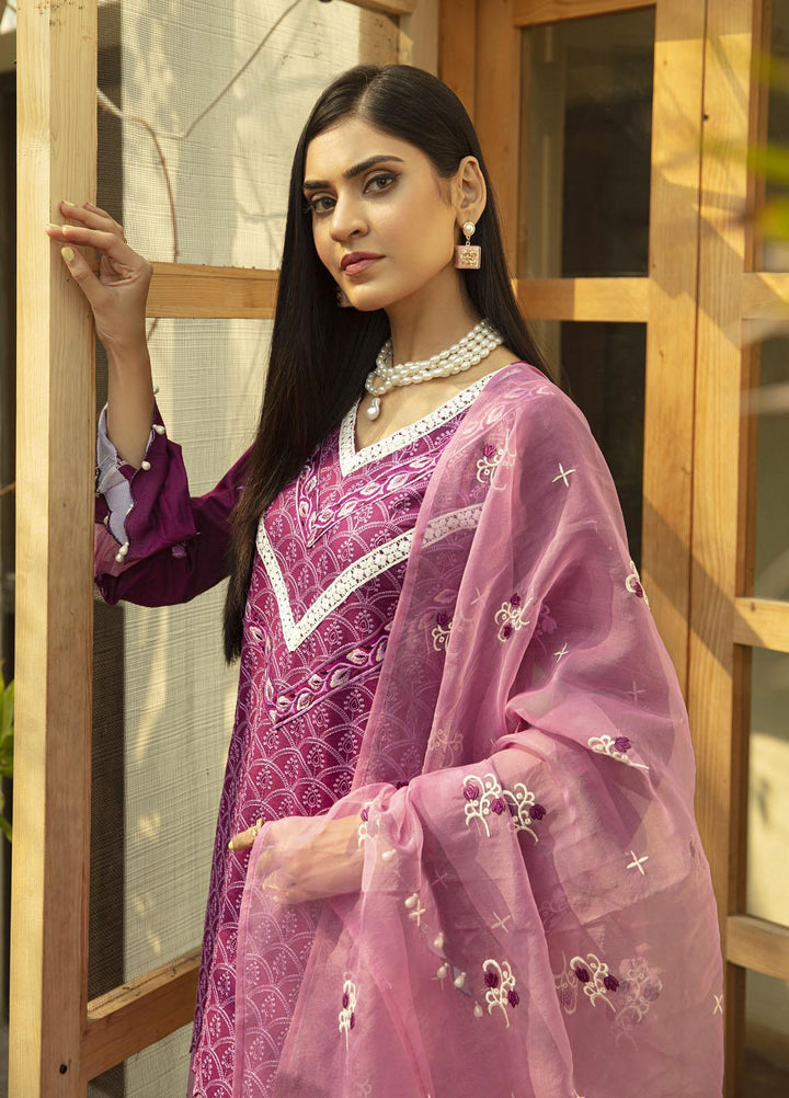 Mahroosh by Parishay Embroidered Lawn Suits Unstitched 3 Piece PRS22MH Zahra B - Summer Collection