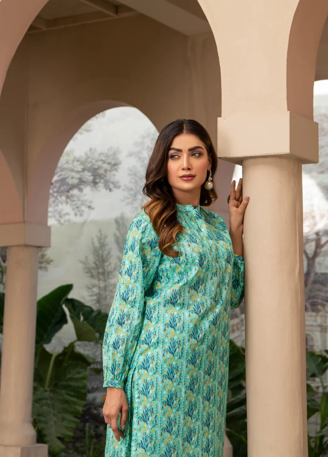 Mahrosh By Pashmire Pret Printed Lawn 2 Piece Suit Feroza