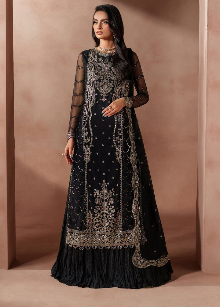 Mahrosh by Zarif Embroidered Net Suits Unstitched 3 Piece ZR25UF MUF-01 Ishaal - Formals Collection